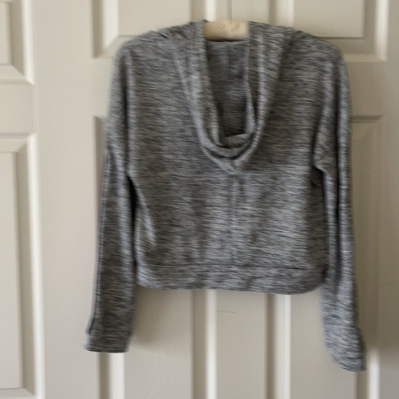 Charlotte Russe Gray Hoodie Size X Small - Picture 4 of 11